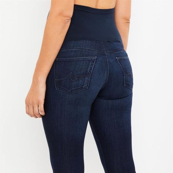 Maternity Jeans Skinny Dark Wash Size 27 Adriano Goldschmied AG - Picture 2 of 5